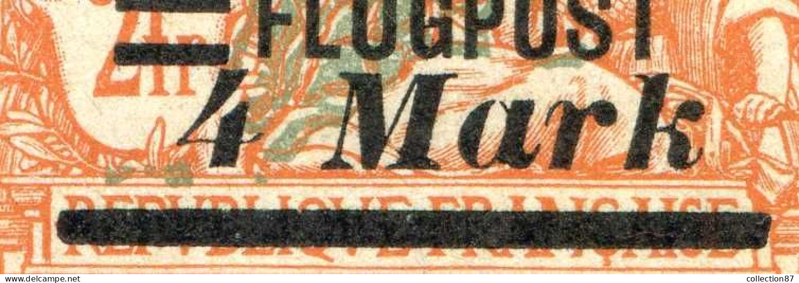 REF 088 > MEMEL FLUGPOST < PA N° 26A * Chiffre Espacé 3/4 Mn < Neuf Ch Dos Visible - MH * > Air Mail - Aéro - Unused Stamps