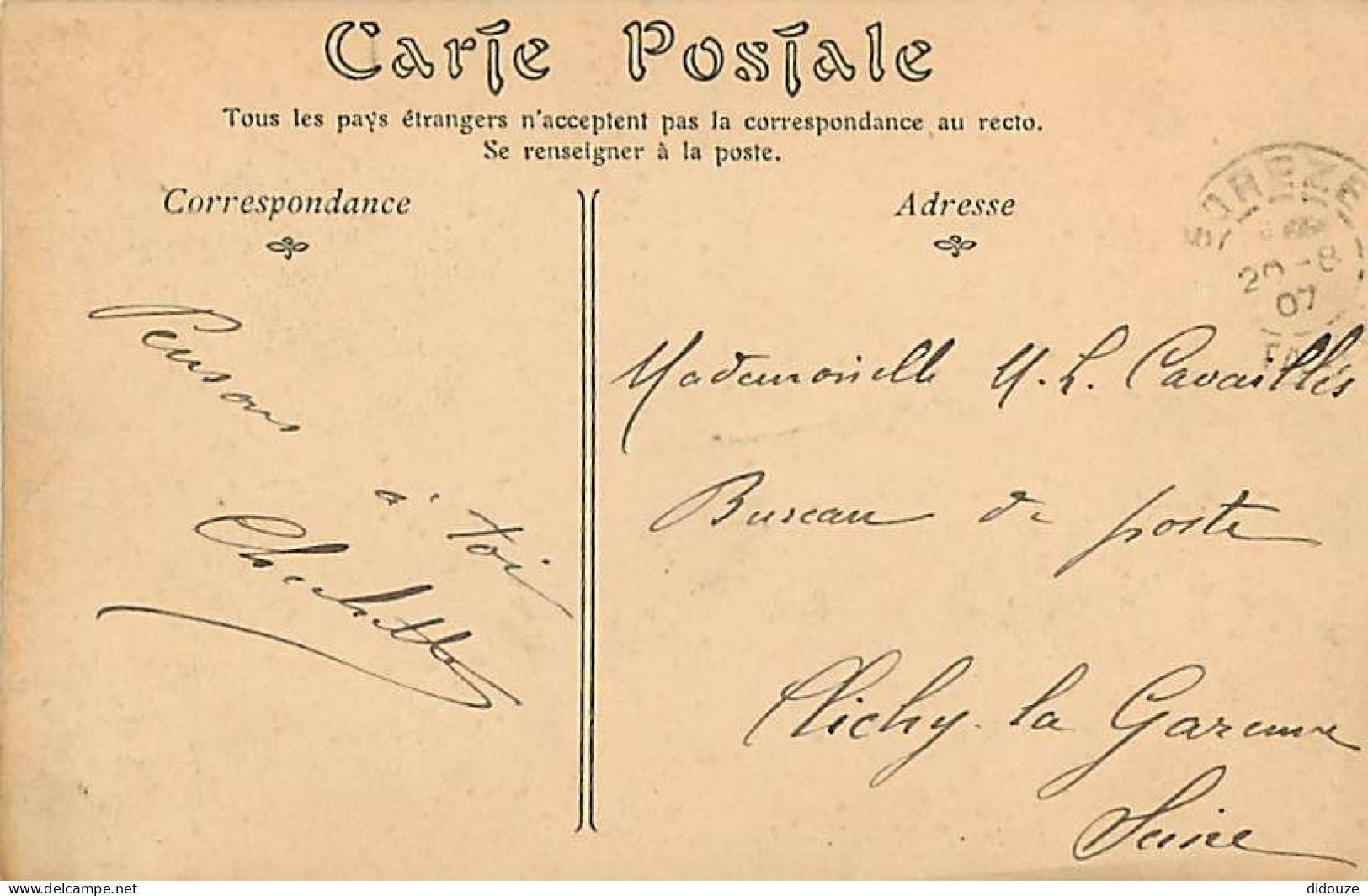 31 - Saint Ferréol - Vue Prise Du Pied De La Digue - CPA - Oblitération Ronde De 1907 - Voir Scans Recto-Verso - Saint Ferreol