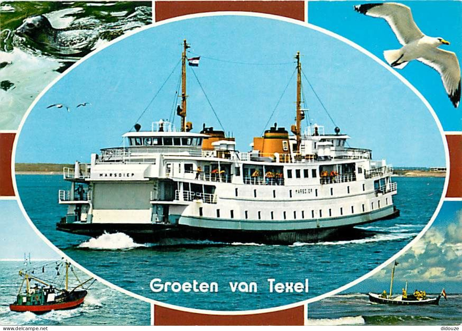 Bateaux - Ferries - Texel - Le Marsdiep - Multivues - CPM - Voir Scans Recto-Verso - Ferries