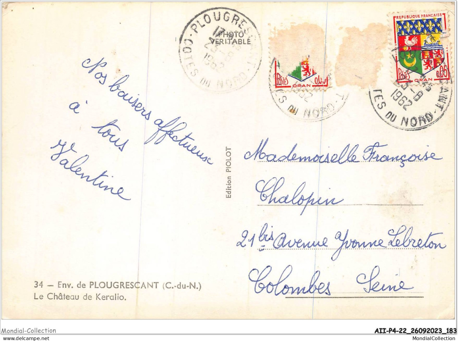 AIIP4-22-0446 - Environs De PLOUGRESCANT - Le Chateau De Keralio - Plougrescant