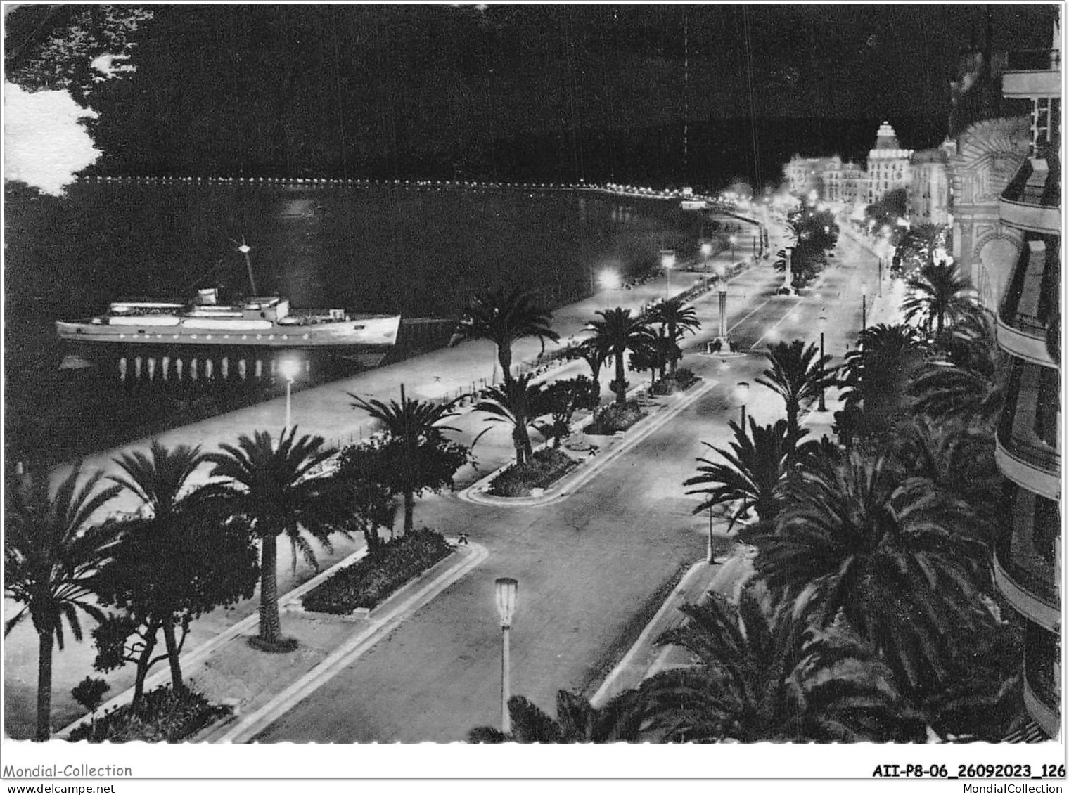 AIIP8-06-0868 - NICE - La Nuit - Promenade En Mer - Niza La Noche