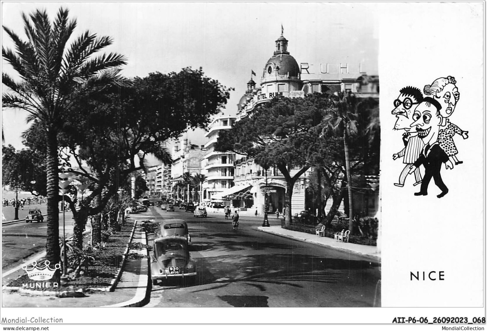 AIIP6-06-0621 - NICE - La Promenade Des Anglais Et L'hotel Ruhl - Markten, Pleinen