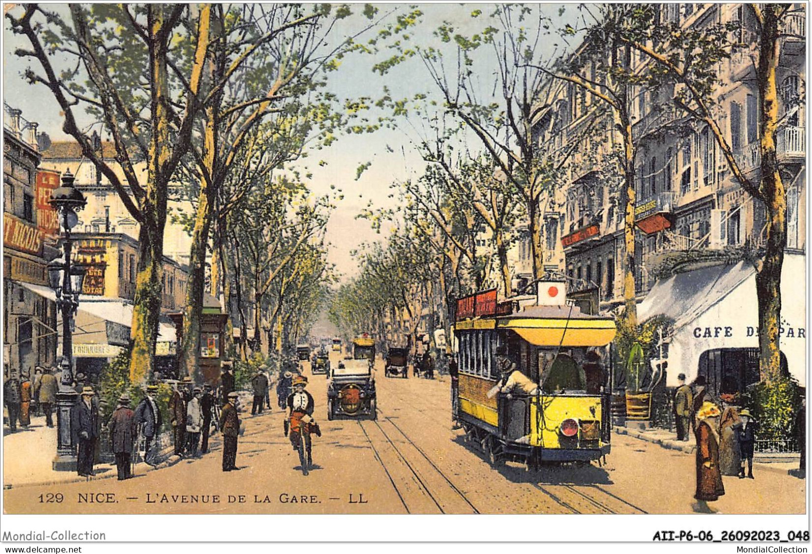 AIIP6-06-0611 - NICE - L'avenue De La Gare - Places, Squares
