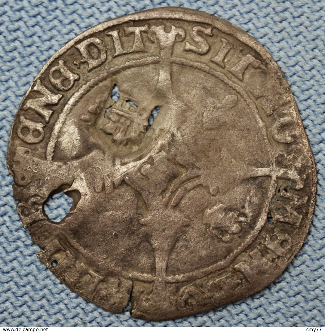 Vlaanderen / Flandre • Gros • 1506-1518 •  ►Rare◄ Countermark / Contremarque Tournai (Tour) • Charles V Quint • [24-540] - Other & Unclassified