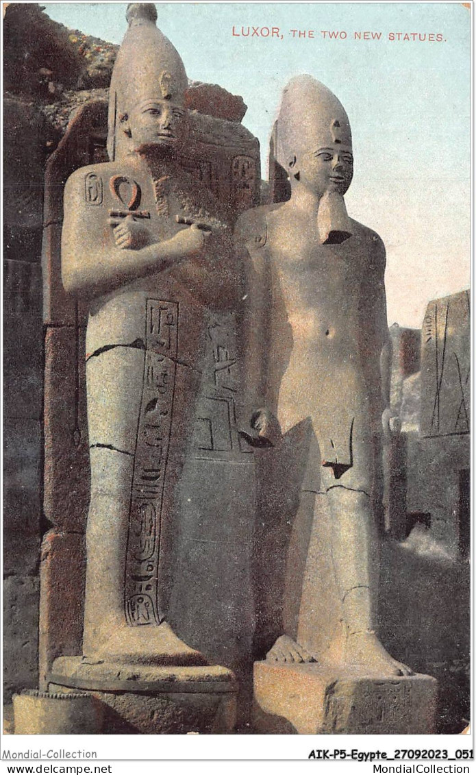 AIKP5-EGYPTE-0420 - LUXOR - The Two New Statues  - Louxor