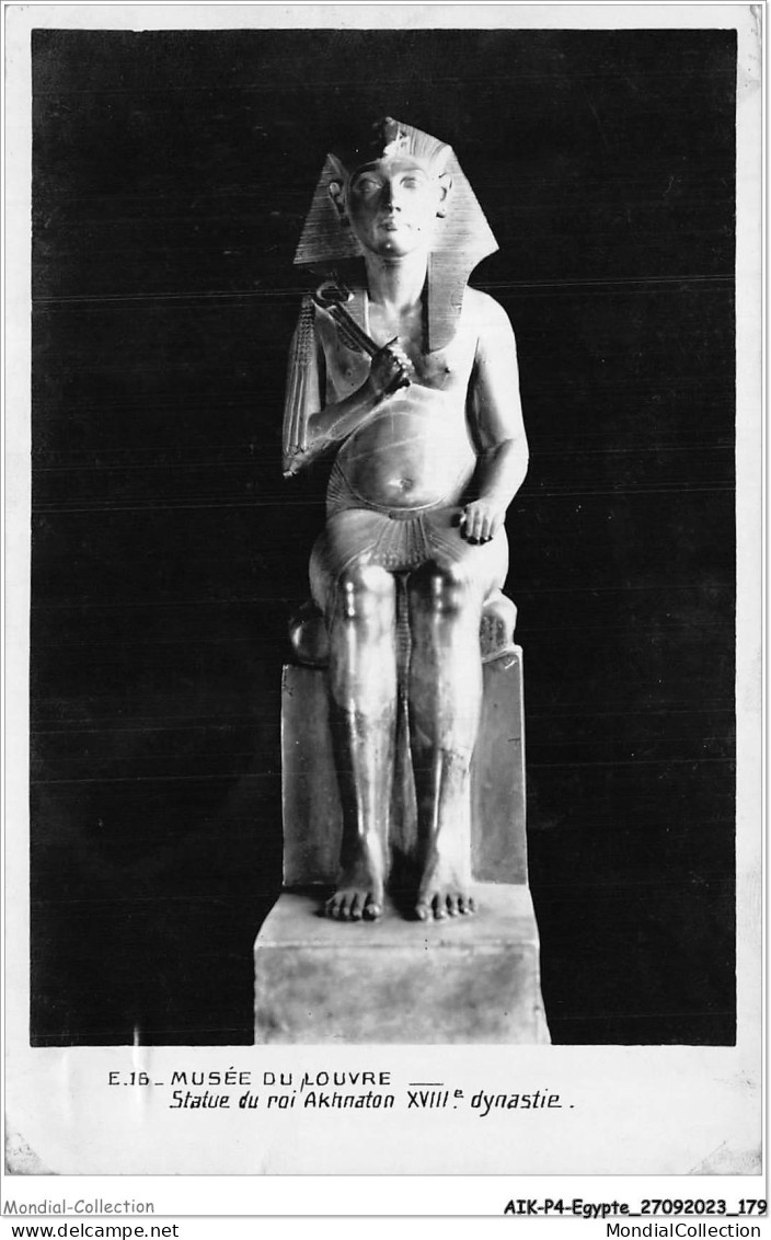 AIKP4-EGYPTE-0386 - Musée Du Louvre - Statue Du Roi Akhnaton  - Museen
