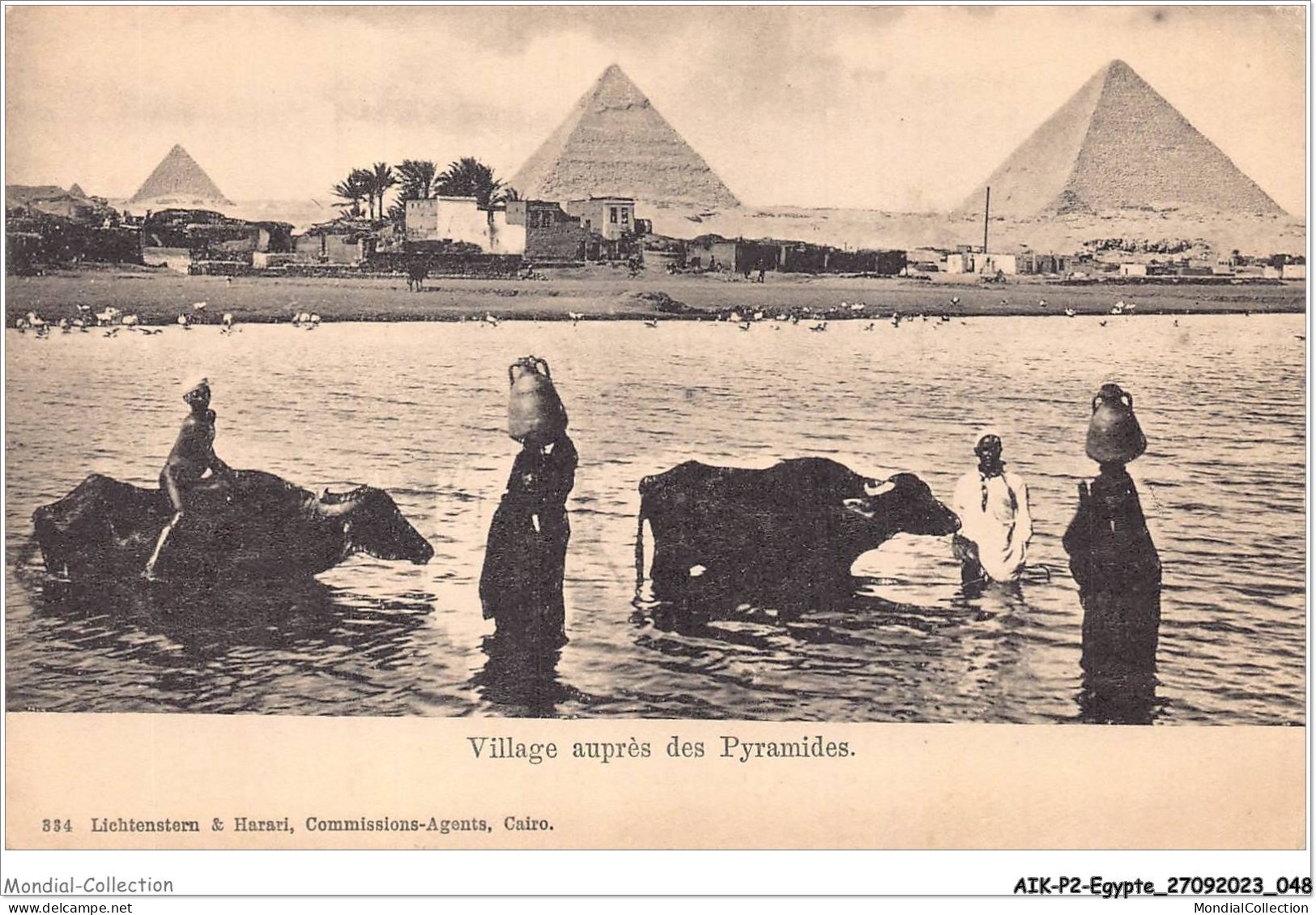 AIKP2-EGYPTE-0126 - Villages Auprès Des Pyramides  - Pyramids