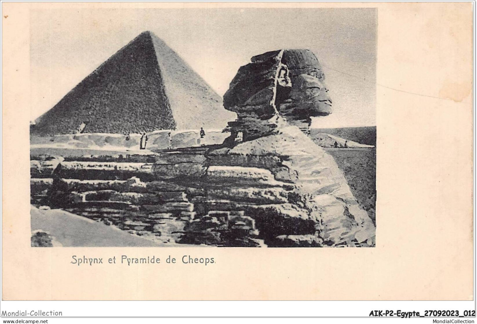 AIKP2-EGYPTE-0108 - Sphynx Et Pyramide De Cheops  - Sphinx