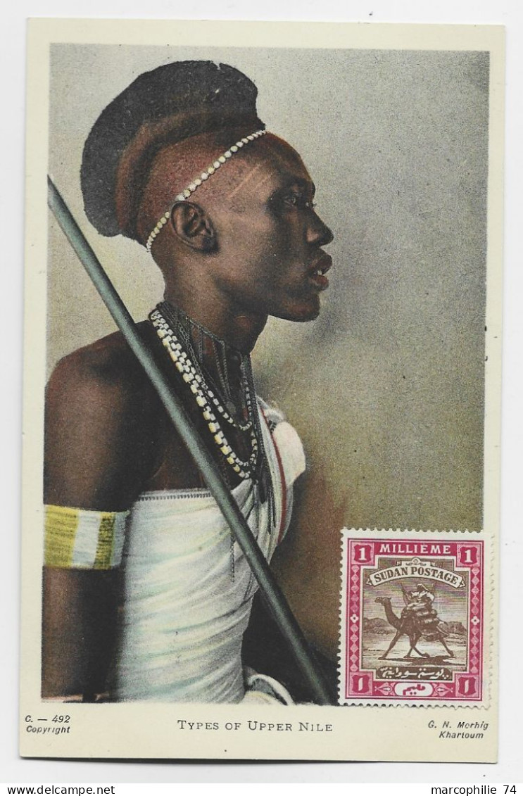 SUDAN CARD TYPES OF UPPER NILE - Sudan (...-1951)