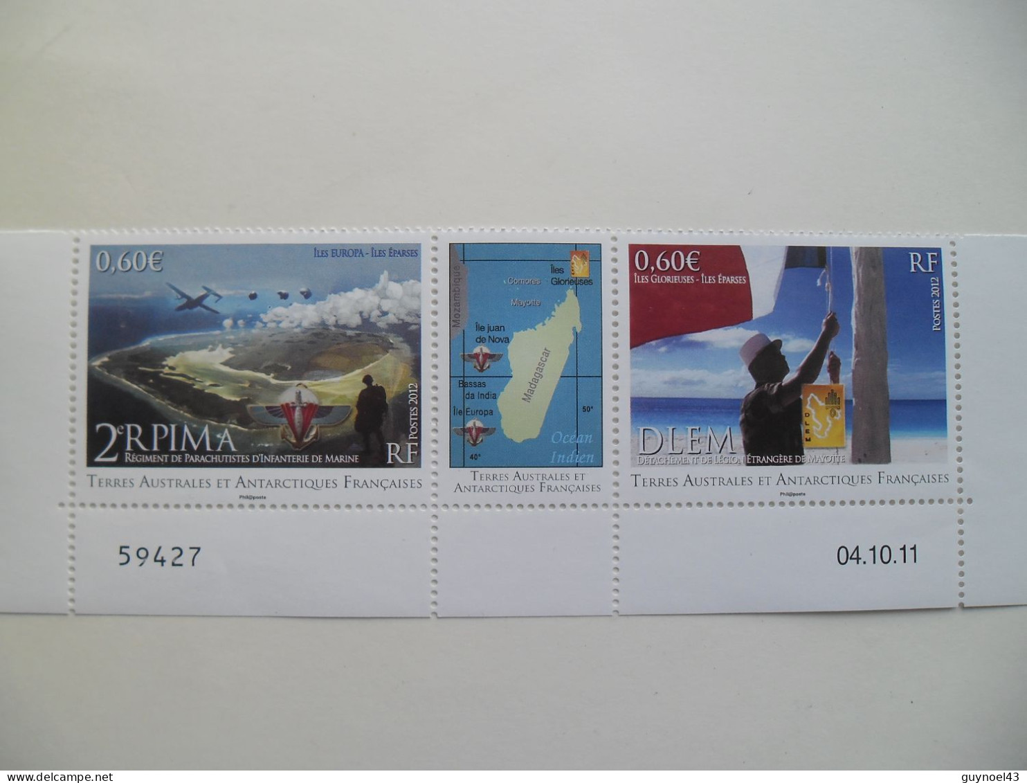 2012 Y/T 626-627 Daté 04-10-11 " Détachements Militaires " Neuf*** - Unused Stamps