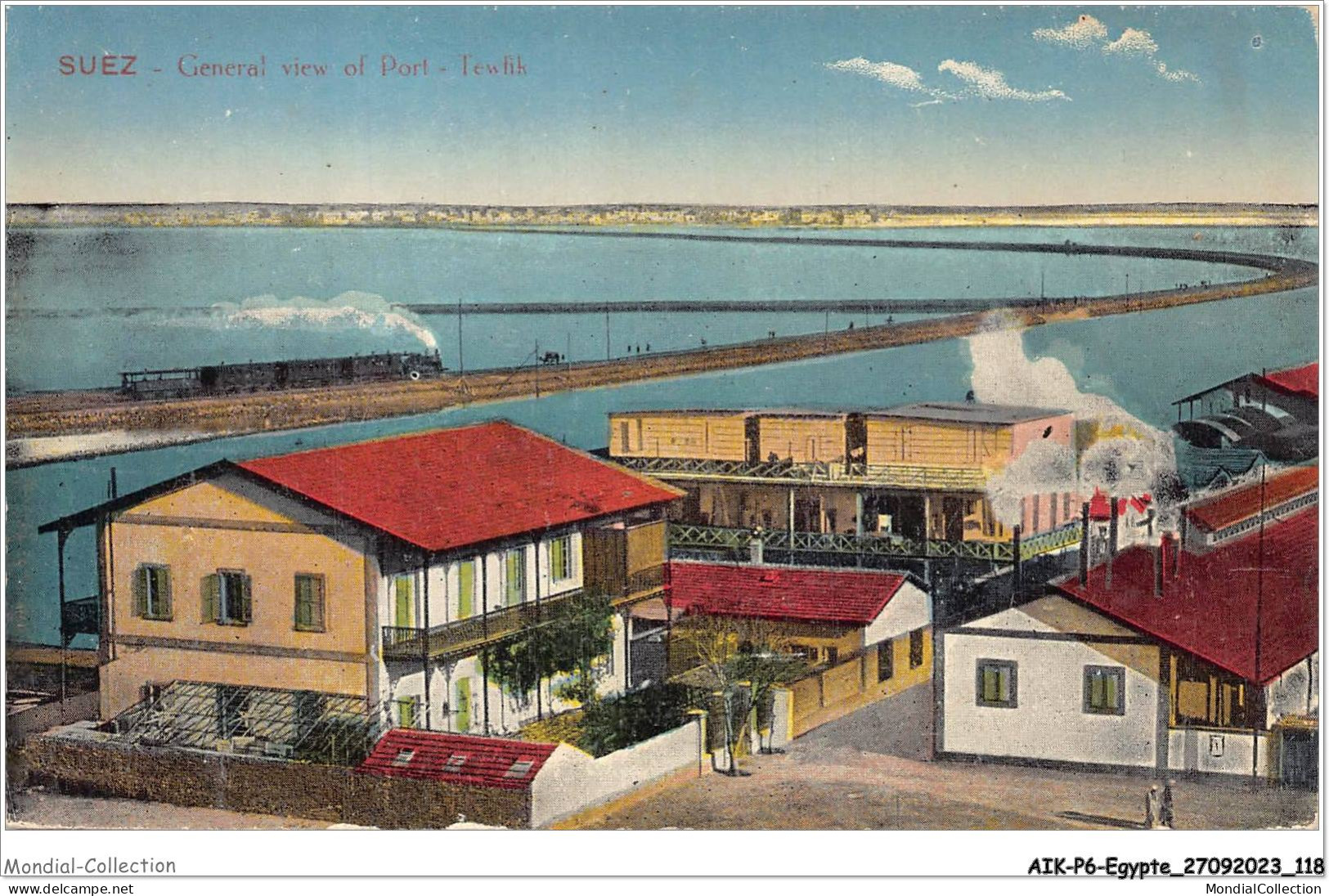AIKP6-EGYPTE-0548 - General View Of Port - Tewfik - Suez