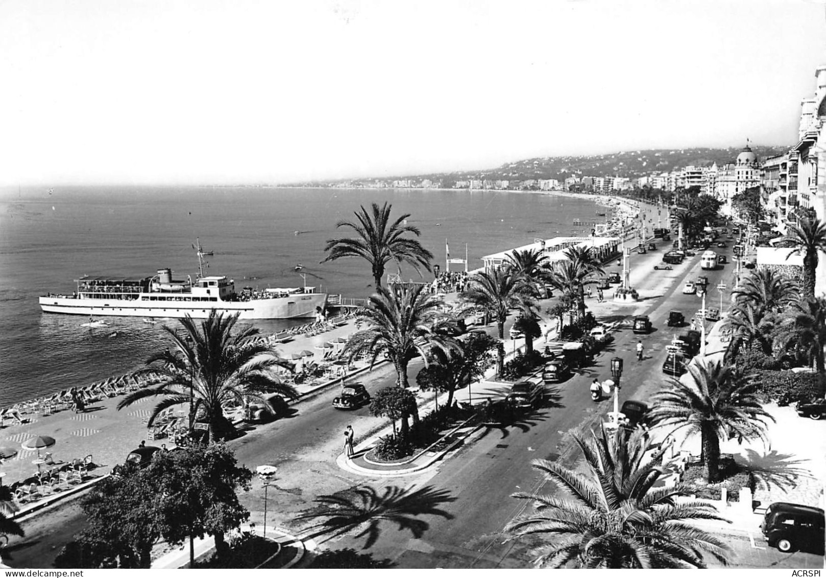 NICE La Promenade Des Anglais Et La Baie Des Anges  12 (scan Recto Verso)MG2886VIC - Places, Squares