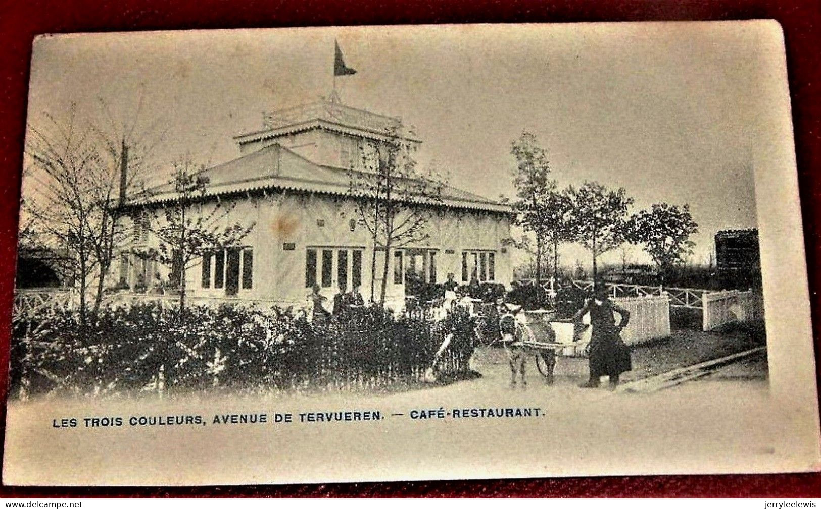 BRUXELLES  - " Les Trois Couleurs "  , Avenue De Tervueren  - Café Restaurant - - Cafés, Hoteles, Restaurantes