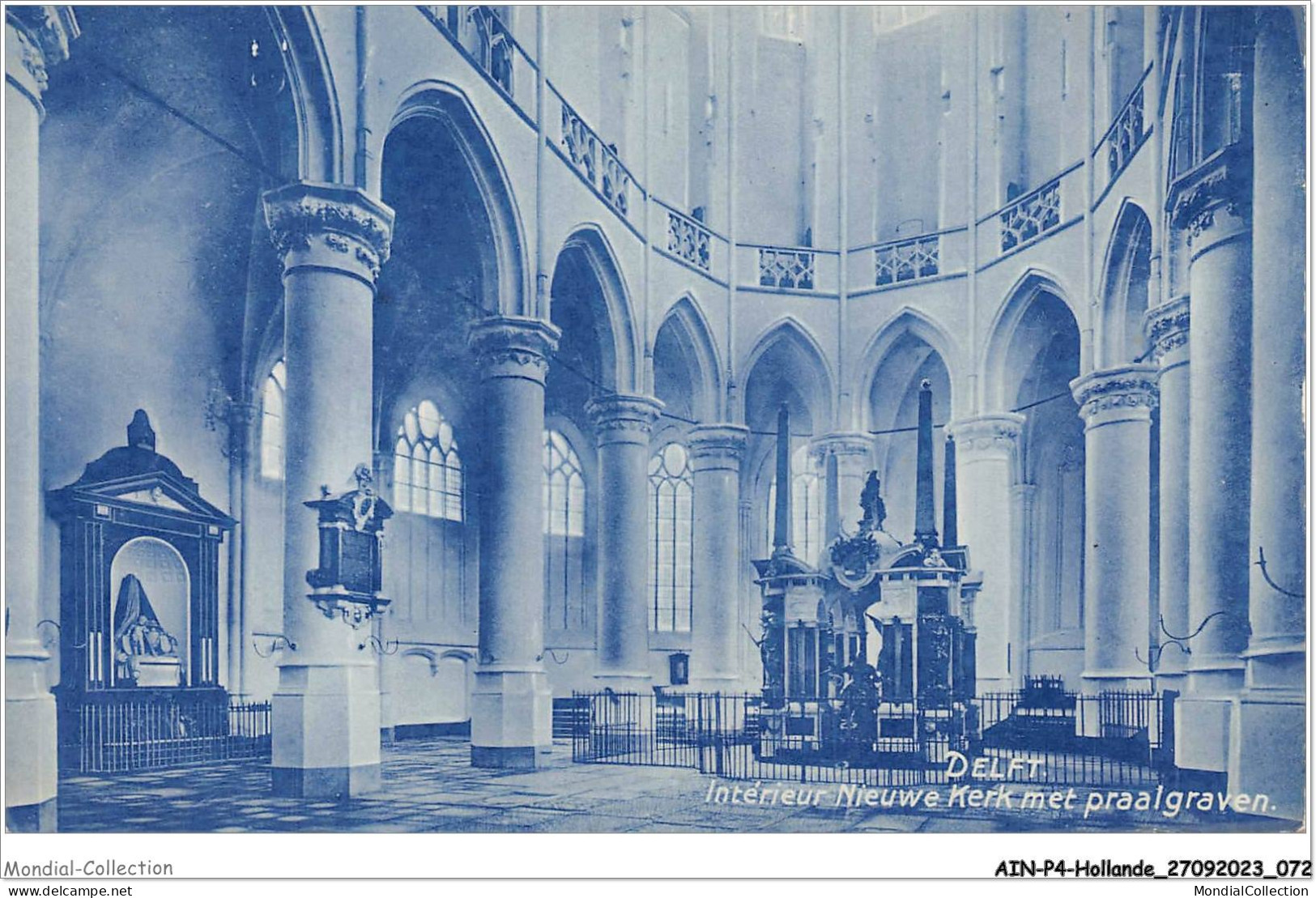 AINP4-HOLLANDE-0366 - DELFT - Interieur Nieuwe Kerk Met Praalgraven - Delft