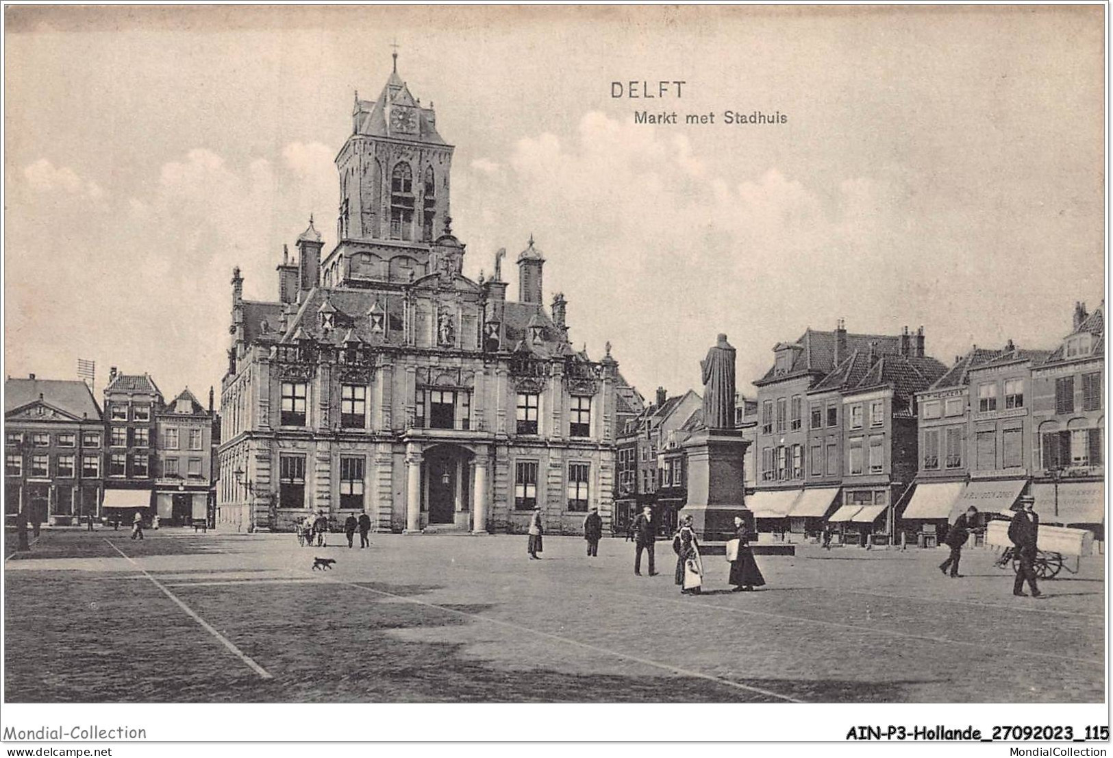 AINP3-HOLLANDE-0289 - DELFT - Markt Met Stadhuis - Delft