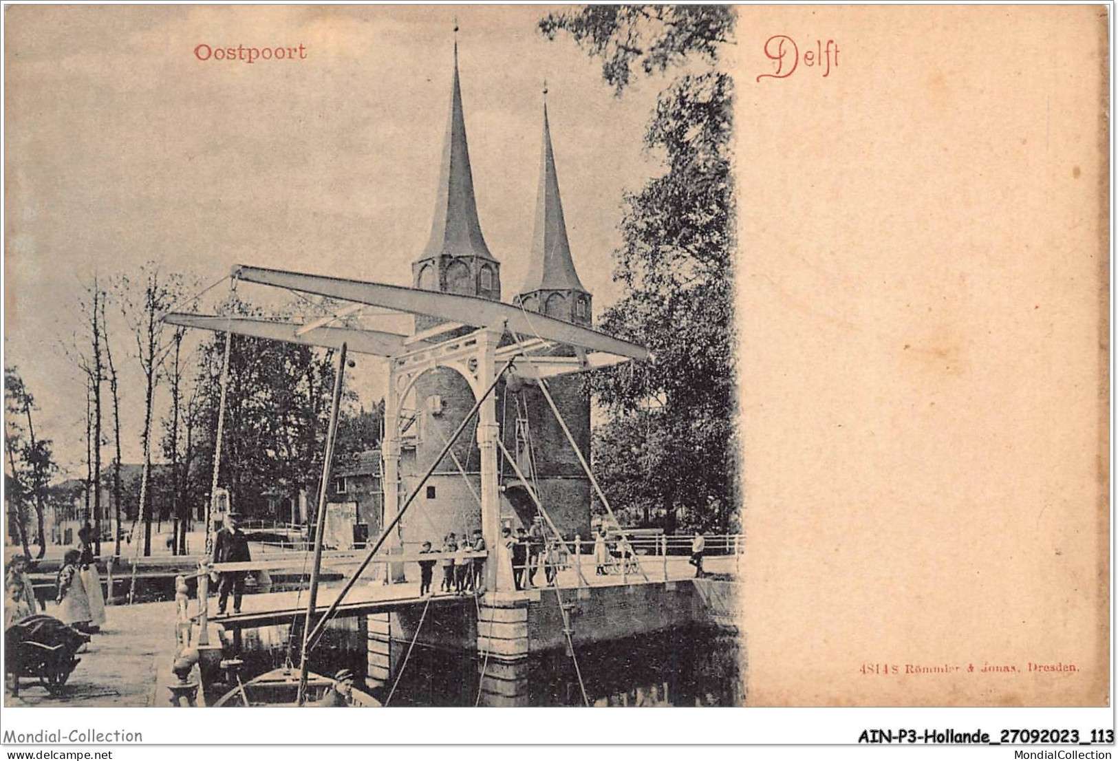 AINP3-HOLLANDE-0288 - DELFT - Oostpoort - Delft