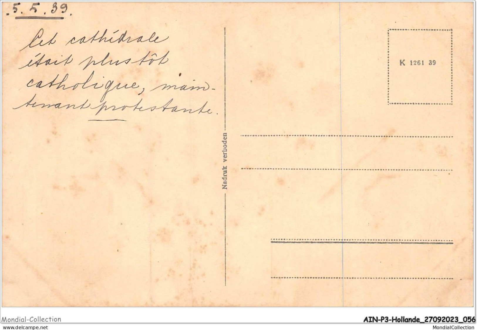 AINP3-HOLLANDE-0259 - ALKMAAR - St-laurens Kerk - Alkmaar