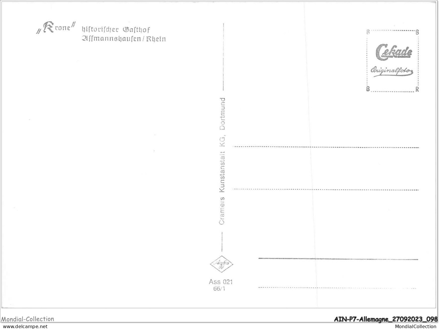 AINP7-ALLEMAND-0624 - Kcone - Hiltoridjer Bafthof - Rhein-Hunsrück-Kreis