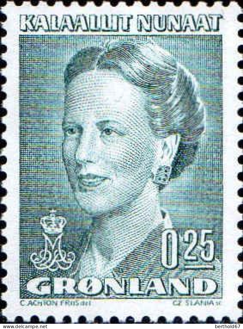 Groenland Poste N** Yv:189/192 Margrethe II - Neufs
