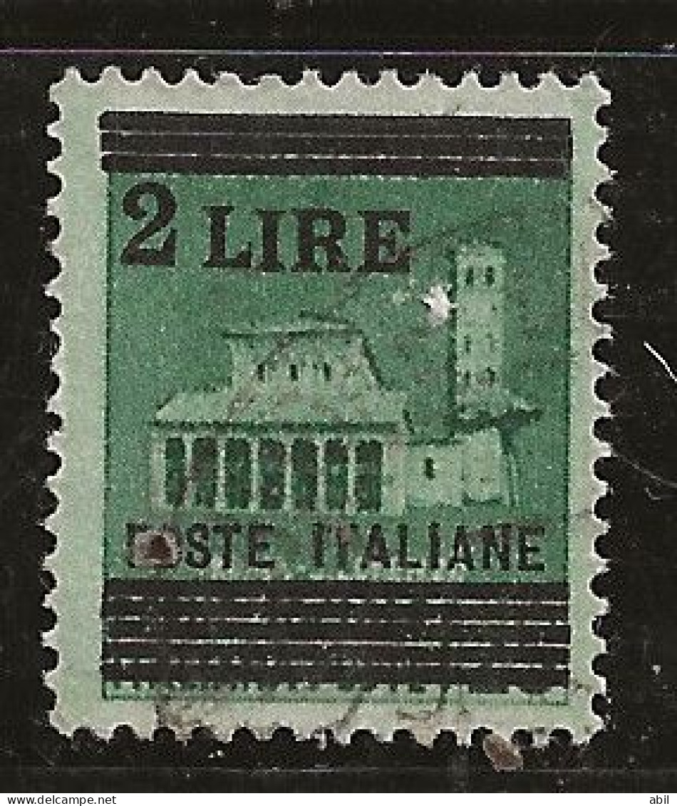 Italie 1945 N°Y.T. ;  452 Obl. - Usados