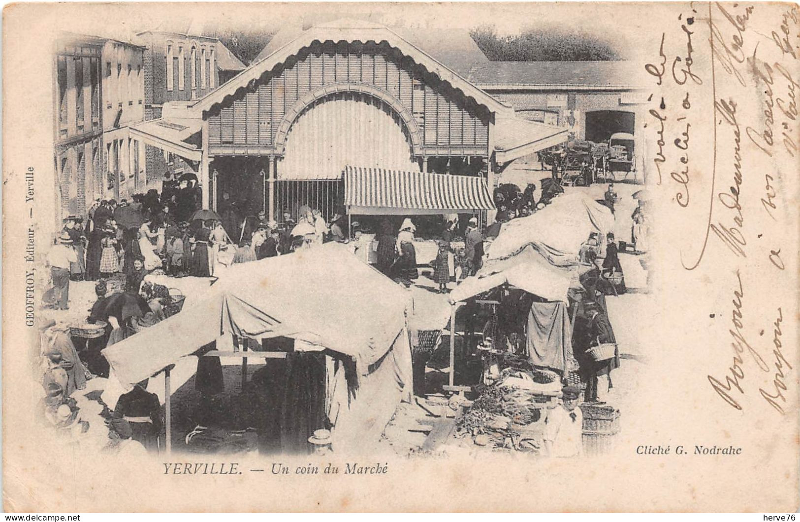 YERVILLE - Un Coin Du Marché - Yerville