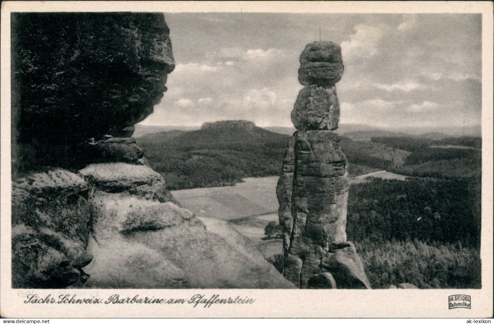 Ansichtskarte Pfaffendorf-Königstein (Sächsische Schweiz) Barbarine 1955 - Koenigstein (Saechs. Schw.)