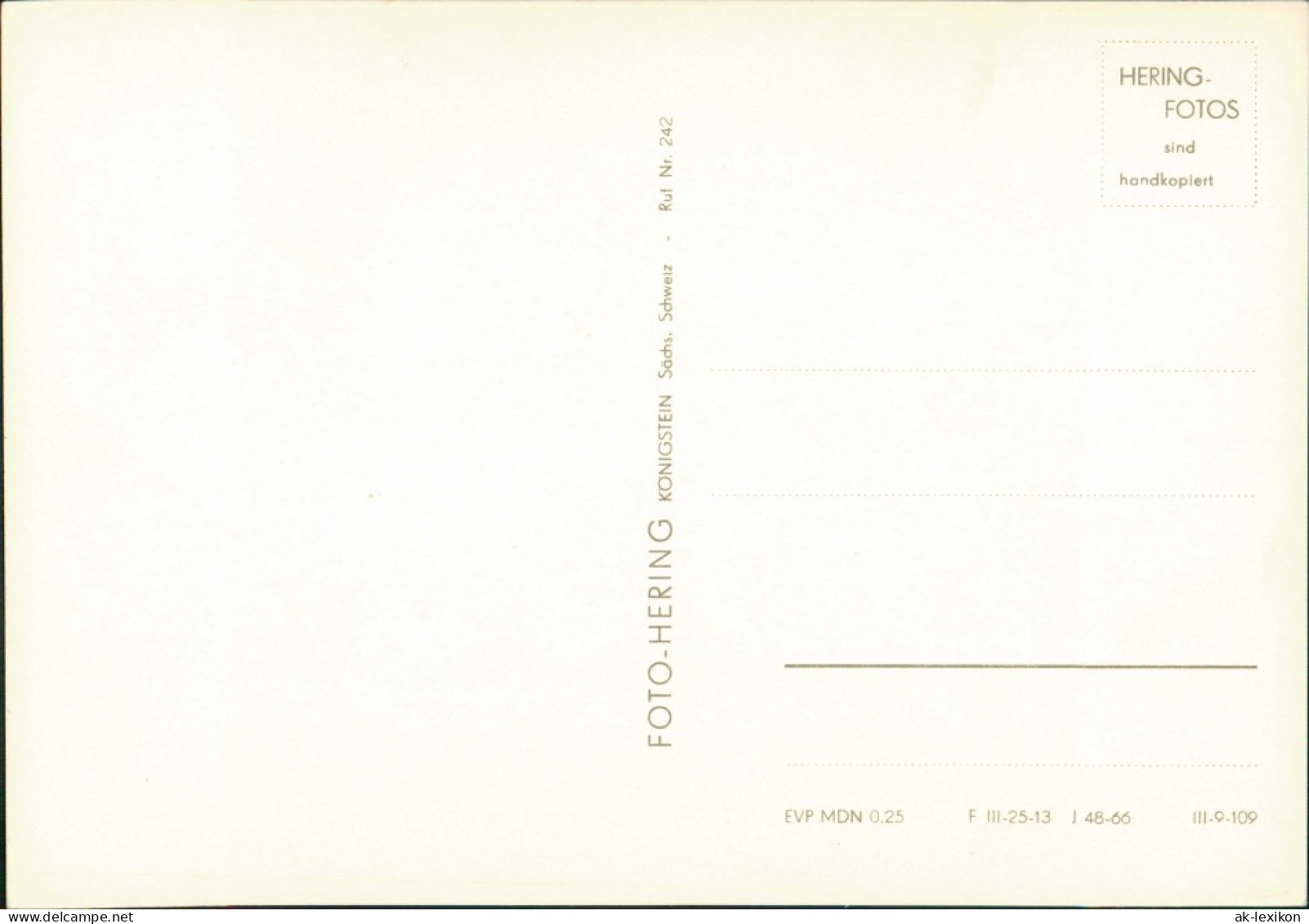 Ansichtskarte Hohnstein (Sächs. Schweiz) Polenztal Märzenbächer 1966 - Hohnstein (Sächs. Schweiz)