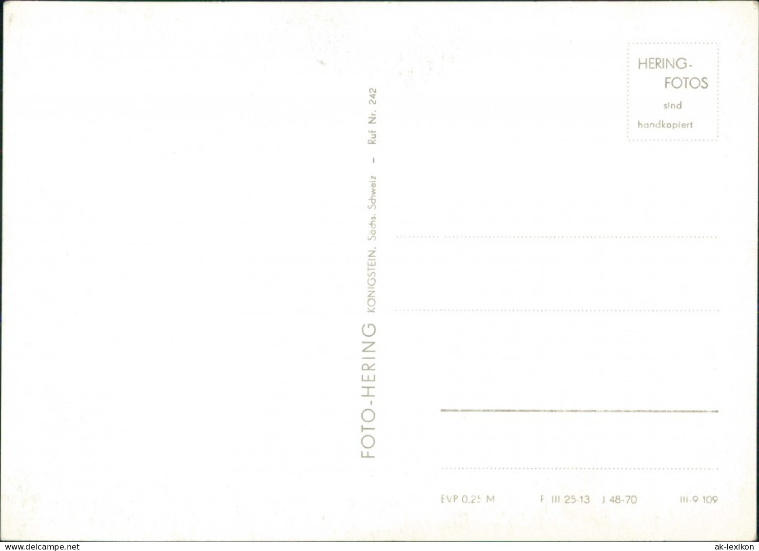 Ansichtskarte Lichtenhain-Sebnitz Lichtenhainer Wasserfall Foto Hering 1970 - Kirnitzschtal