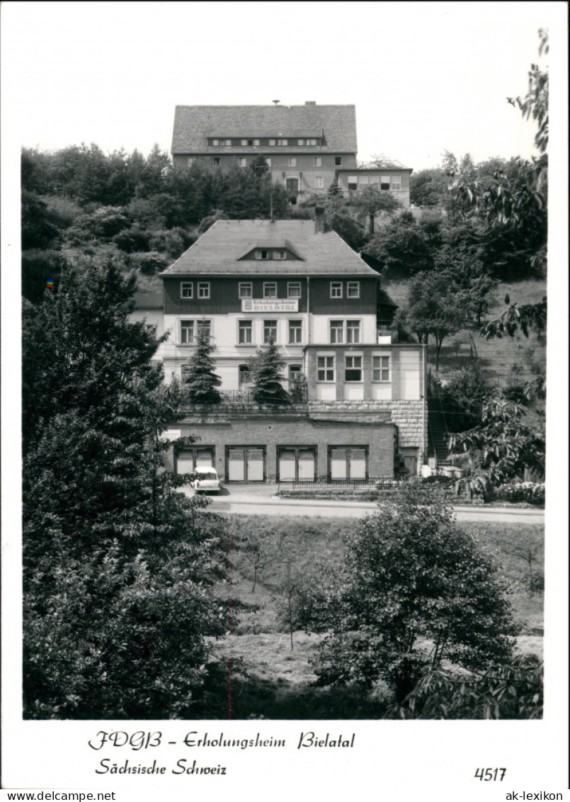 Ansichtskarte Bielatal-Rosenthal-Bielatal FDGB Erholungsheim 1984 - Rosenthal-Bielatal