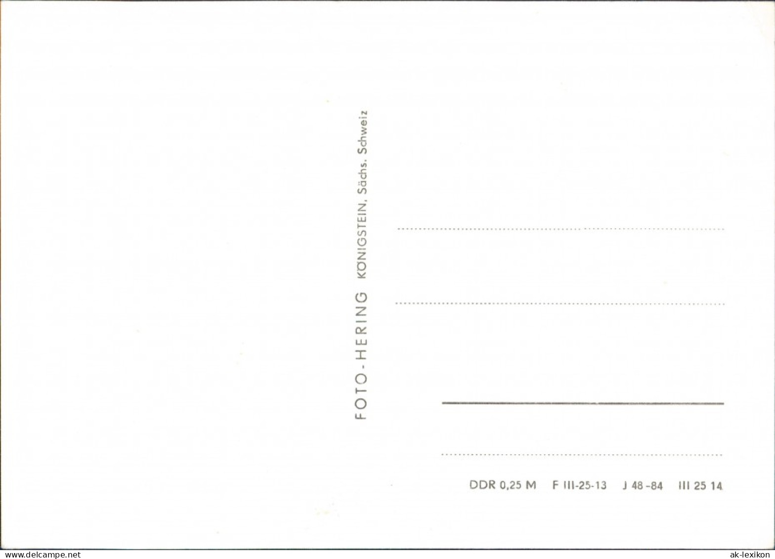 Ansichtskarte Bielatal-Rosenthal-Bielatal FDGB Erholungsheim 1984 - Rosenthal-Bielatal