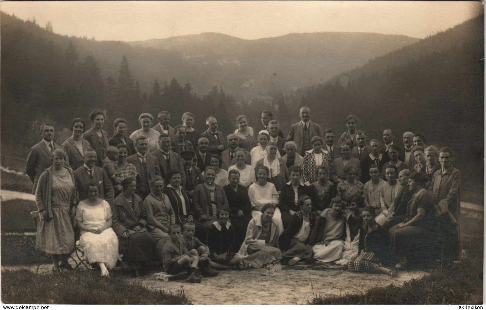 Dippoldiswalde Rudolf Paust, Atelier-Foto Mit Personen Gruppe 1930 Privatfoto - Dippoldiswalde