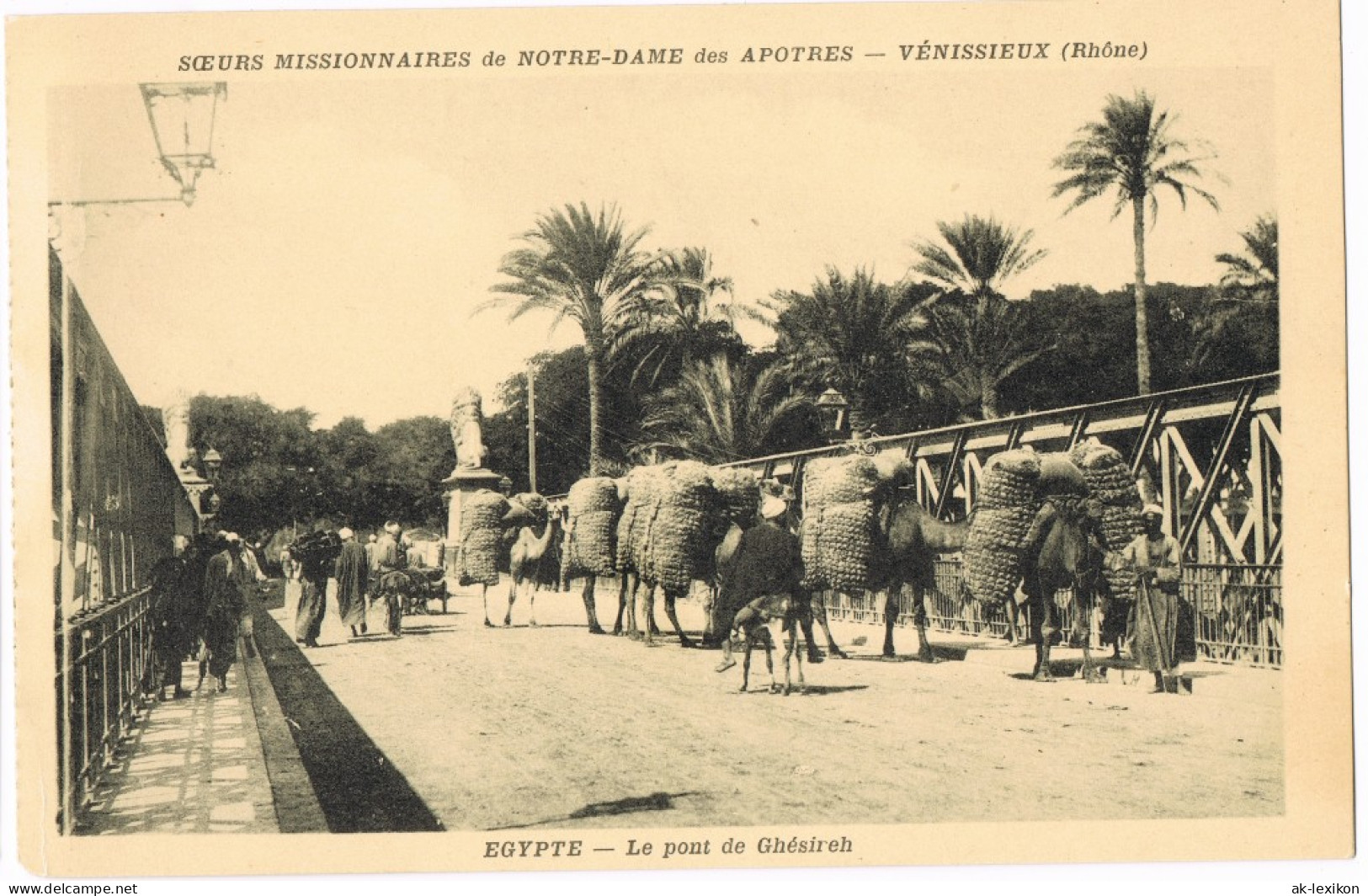 Ägypten (allgemein) EGYPTE - Le Pont De Ghésire Ägypten Egypt H 1922 - Sonstige & Ohne Zuordnung