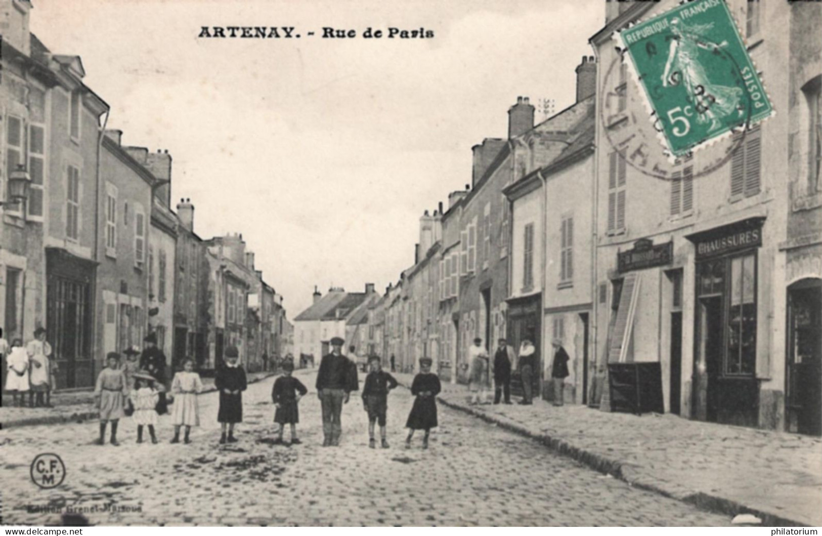 45 ARTENAY  Rue De Paris - Artenay