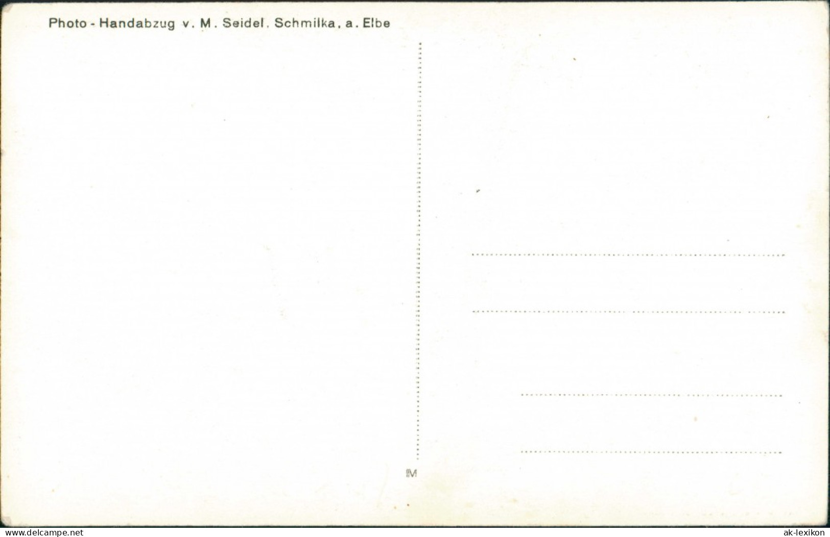 Ansichtskarte Schmilka Zehnender Fütterung Straße M. Seidel Schmilka 1935 - Schmilka