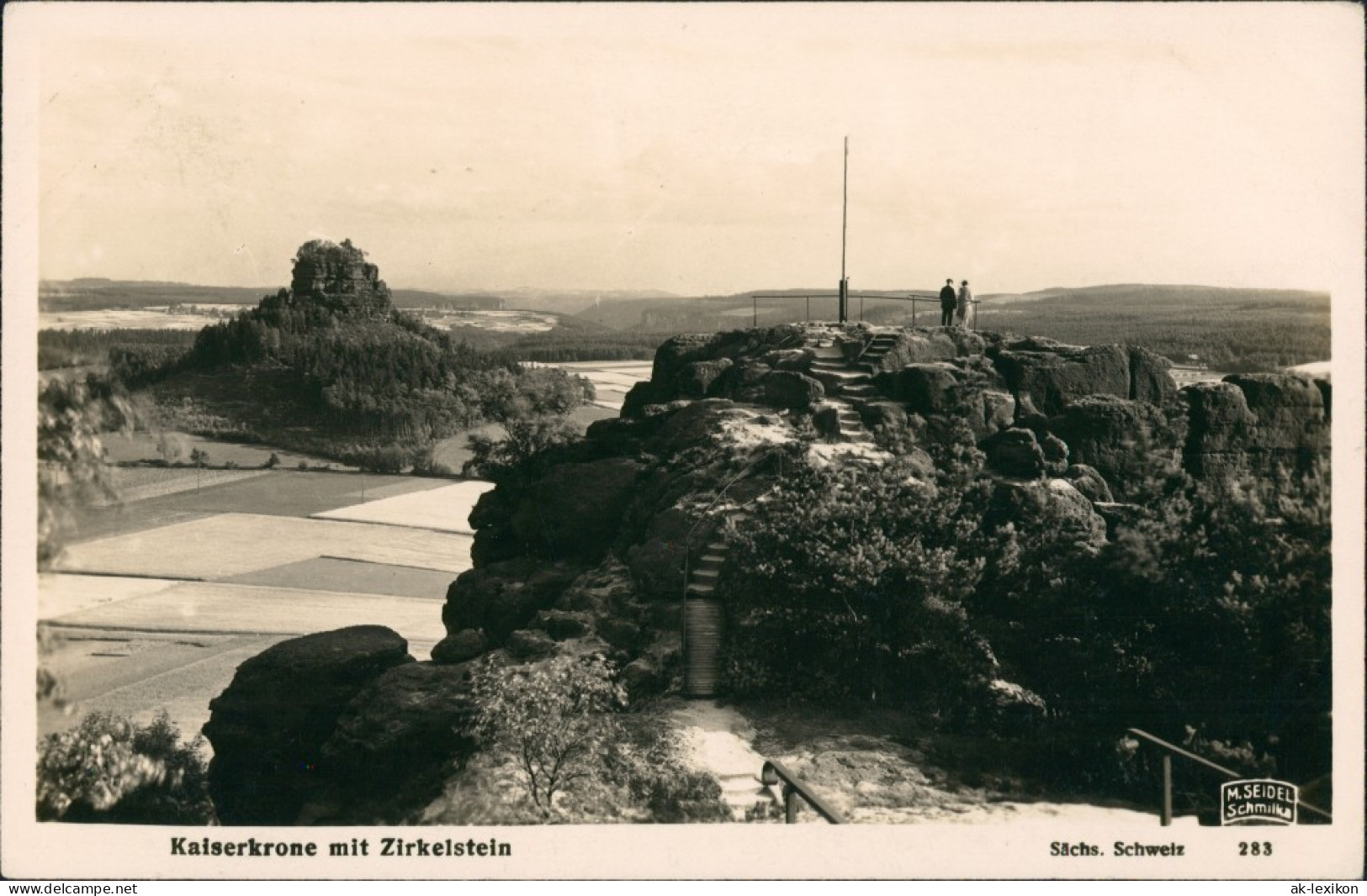 Schöna-Reinhardtsdorf-Schöna Auf Der Kaiserkrone M. Seidel Schmilka 1936 - Schoena