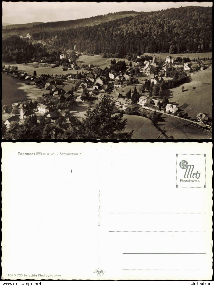 Ansichtskarte Todtmoos Panorama-Ansicht; Ort Im Schwarzwald 1960 - Todtmoos