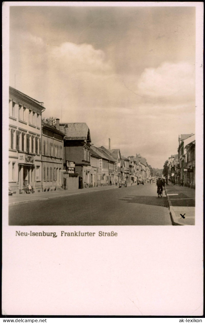 Ansichtskarte Neu-Isenburg Frankfurter Straße 1952 - Neu-Isenburg