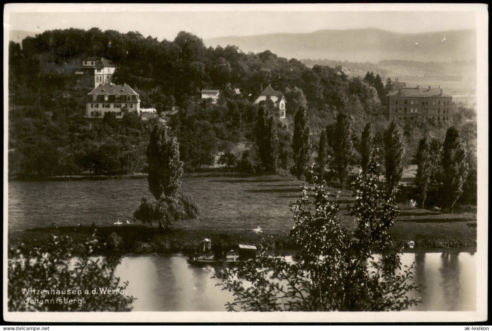 Ansichtskarte Witzenhausen Panorama-Ansicht Partie Am Johannisberg 1938 - Witzenhausen