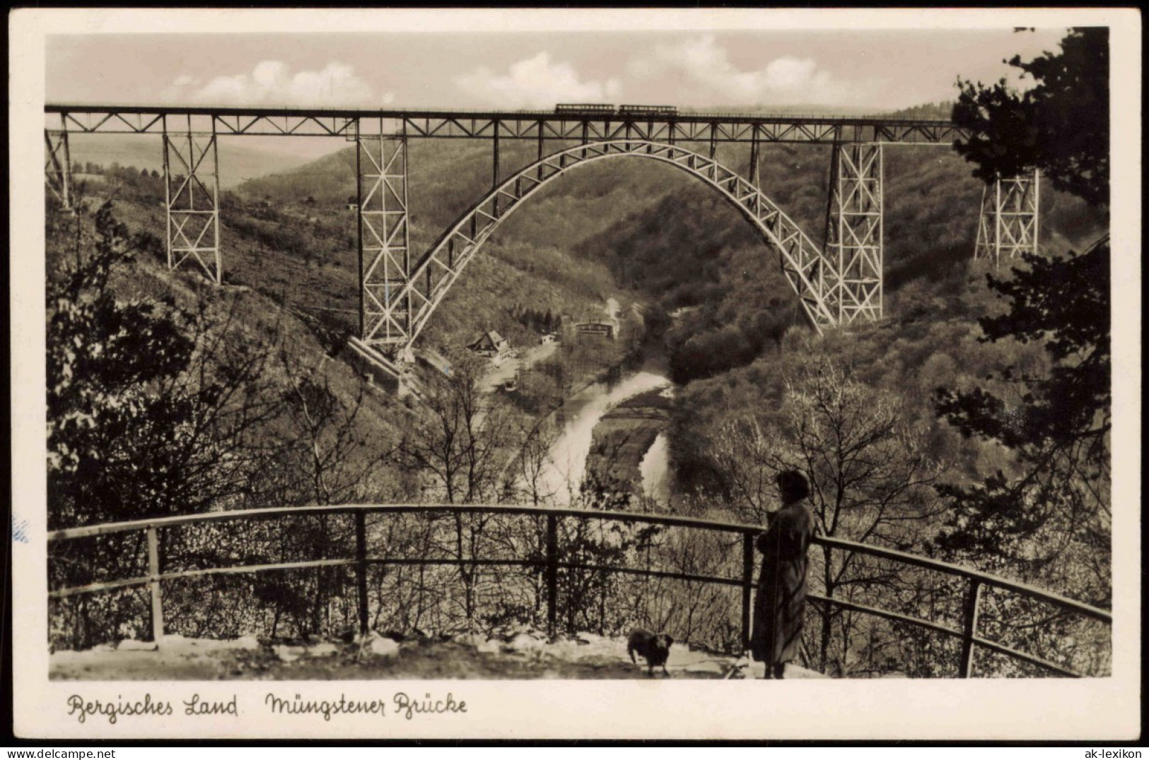 Ansichtskarte Remscheid Müngstener Brücke Höchste Eisenbahn Brücke 1950 - Remscheid