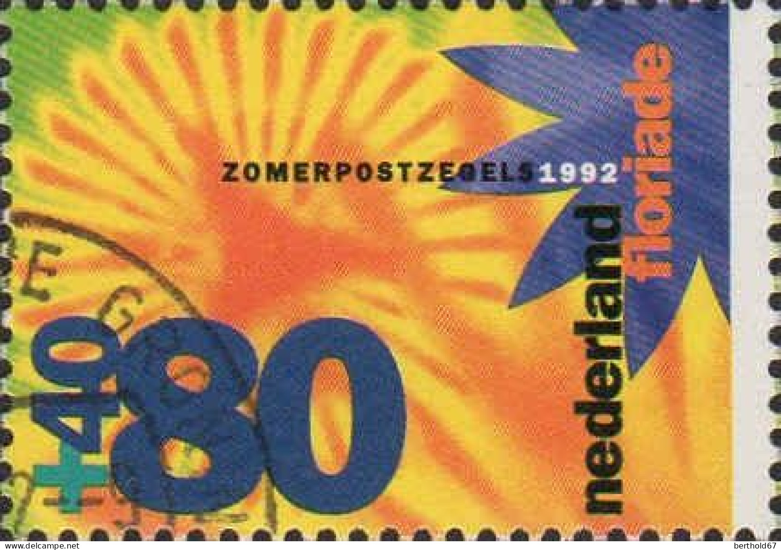 Pays-Bas Poste Obl Yv:1400/1402 Timbres D'été Fleurs (Beau Cachet Rond) - Gebraucht