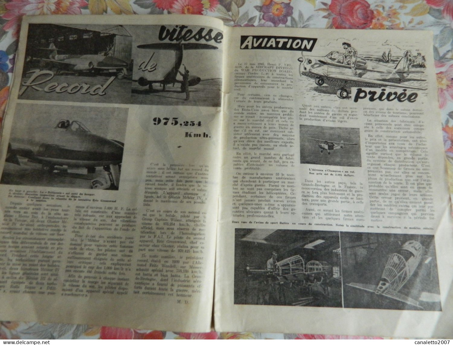 AVIATION: ESCADRILLE  N°2 NOVEMBRE 1945 -28 PAGES -AVEC PHOTOS -PLAN- PUB ENCRE CARMER AVEC SOLDAT ASSI SUR ENCRIER - Avión