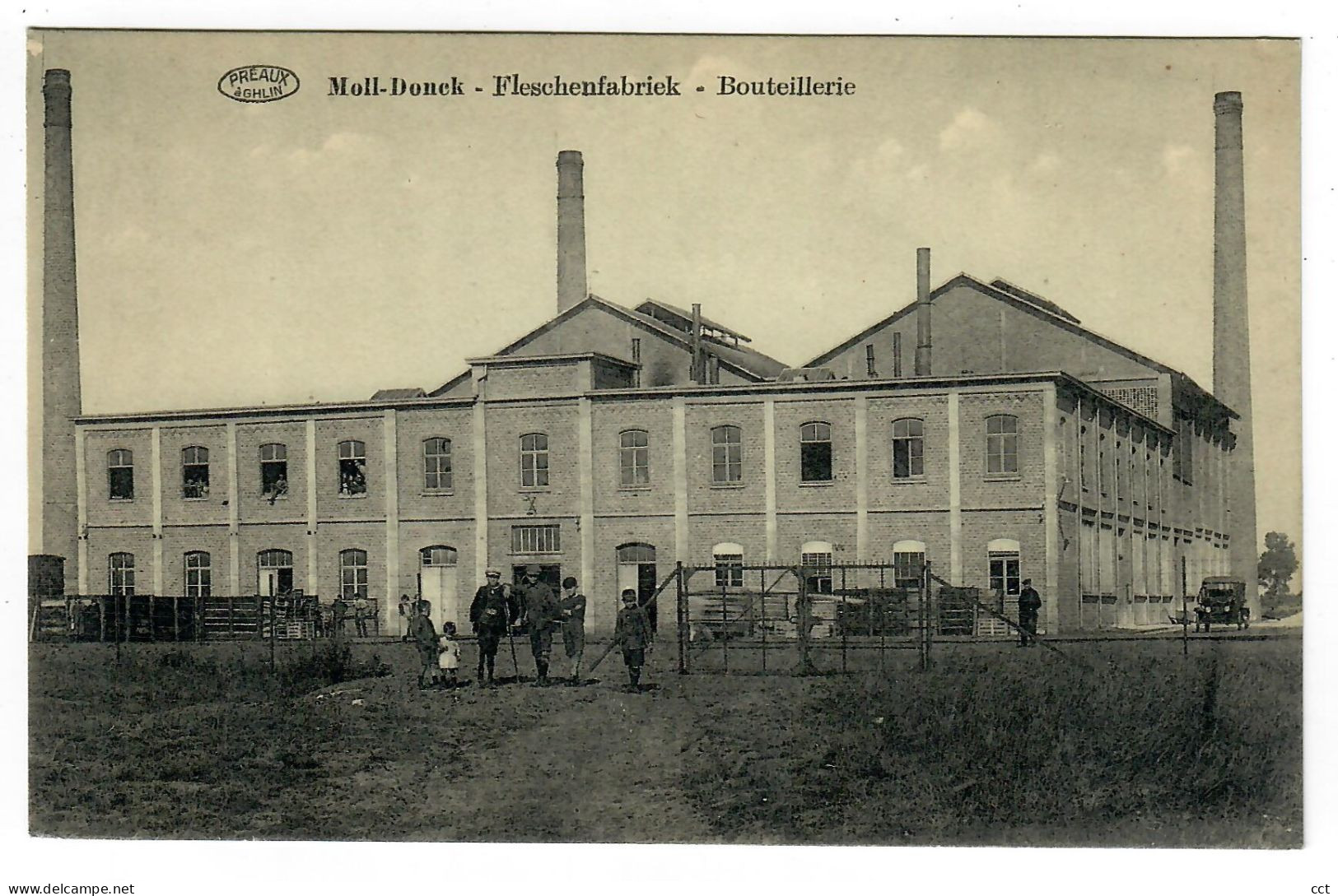 Moll-Donck  Mol  Fleschenfabriek   Bouteillerie - Mol