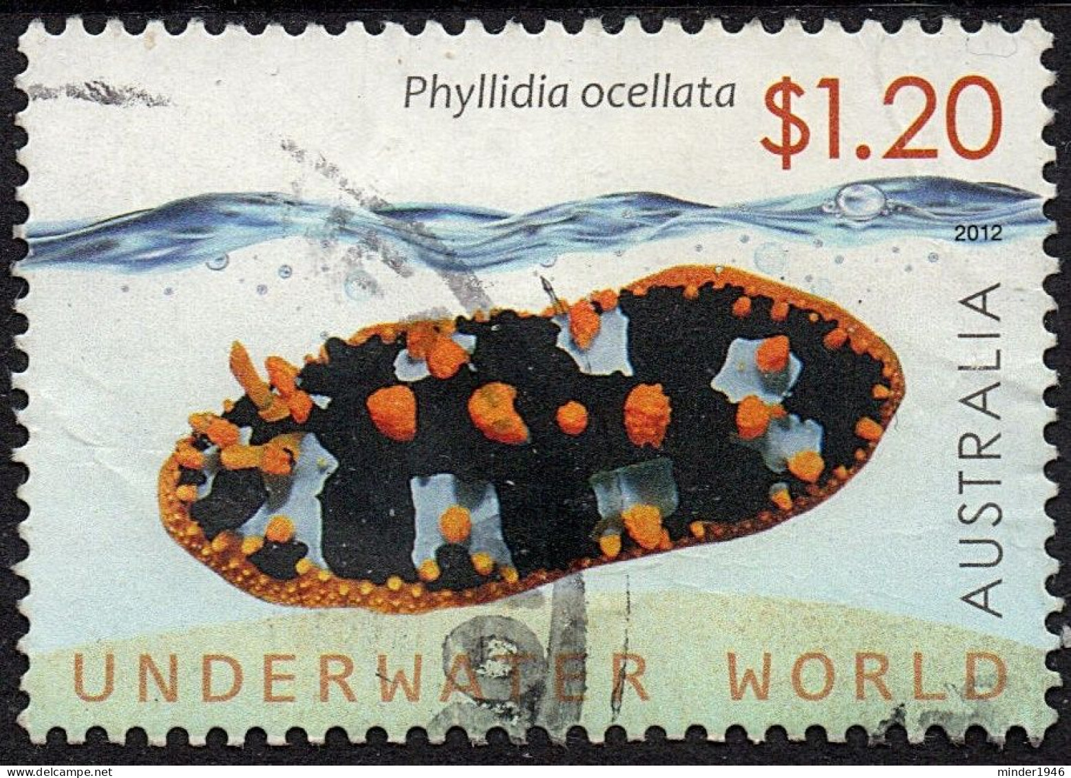 AUSTRALIA 2012 $1.20 Multicoloured, Underwater World Used - Used Stamps