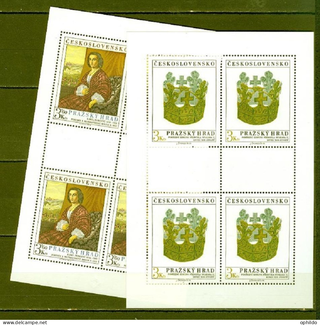 Tchéco  Yvert   2333/2334  En Feuillet De 4  * *  TB   - Unused Stamps