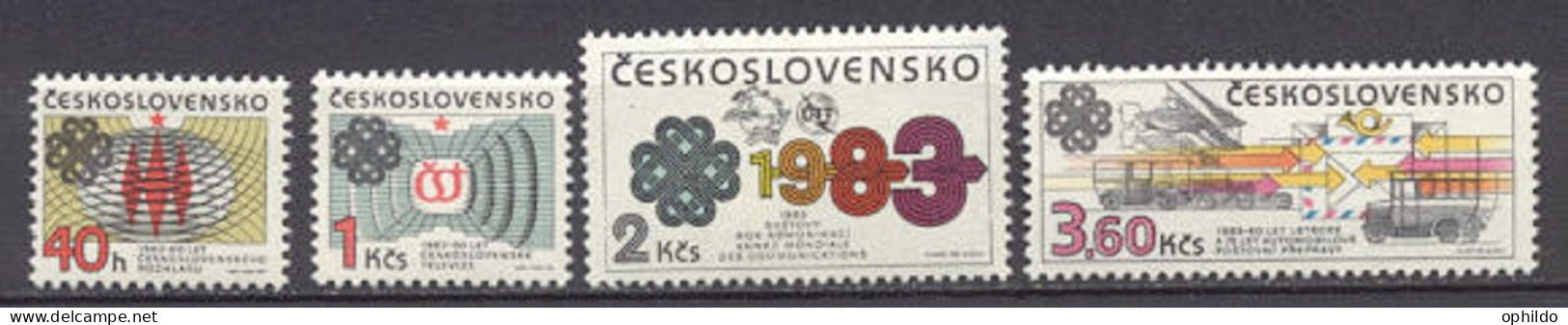 Tchéco   Yvert  2525/2528   Ou  Michel  2705/2708  * * TB   - Unused Stamps