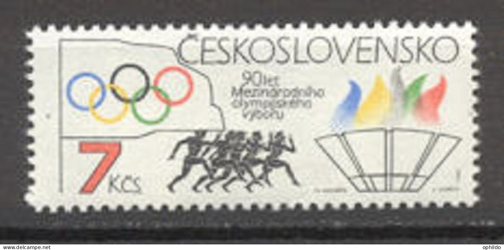 Tchéco   Yvert  2567,2568 Et 2569  * * TB   Dont Sport   - Unused Stamps
