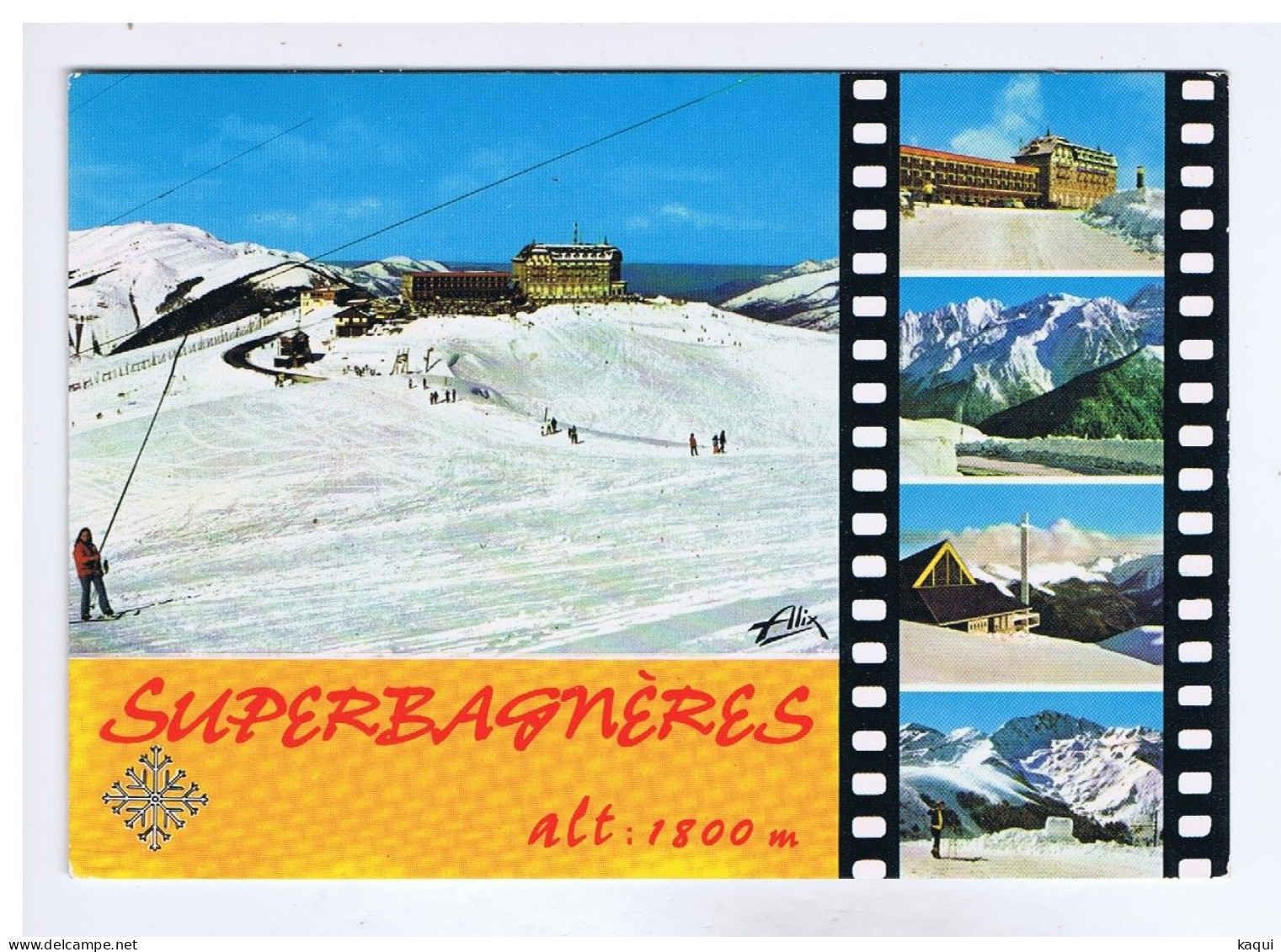 HAUTE-GARONNE - LUCHON-SUPERBAGNERES En 5 Vues - Editions Alix - N° D. 305 - Superbagneres