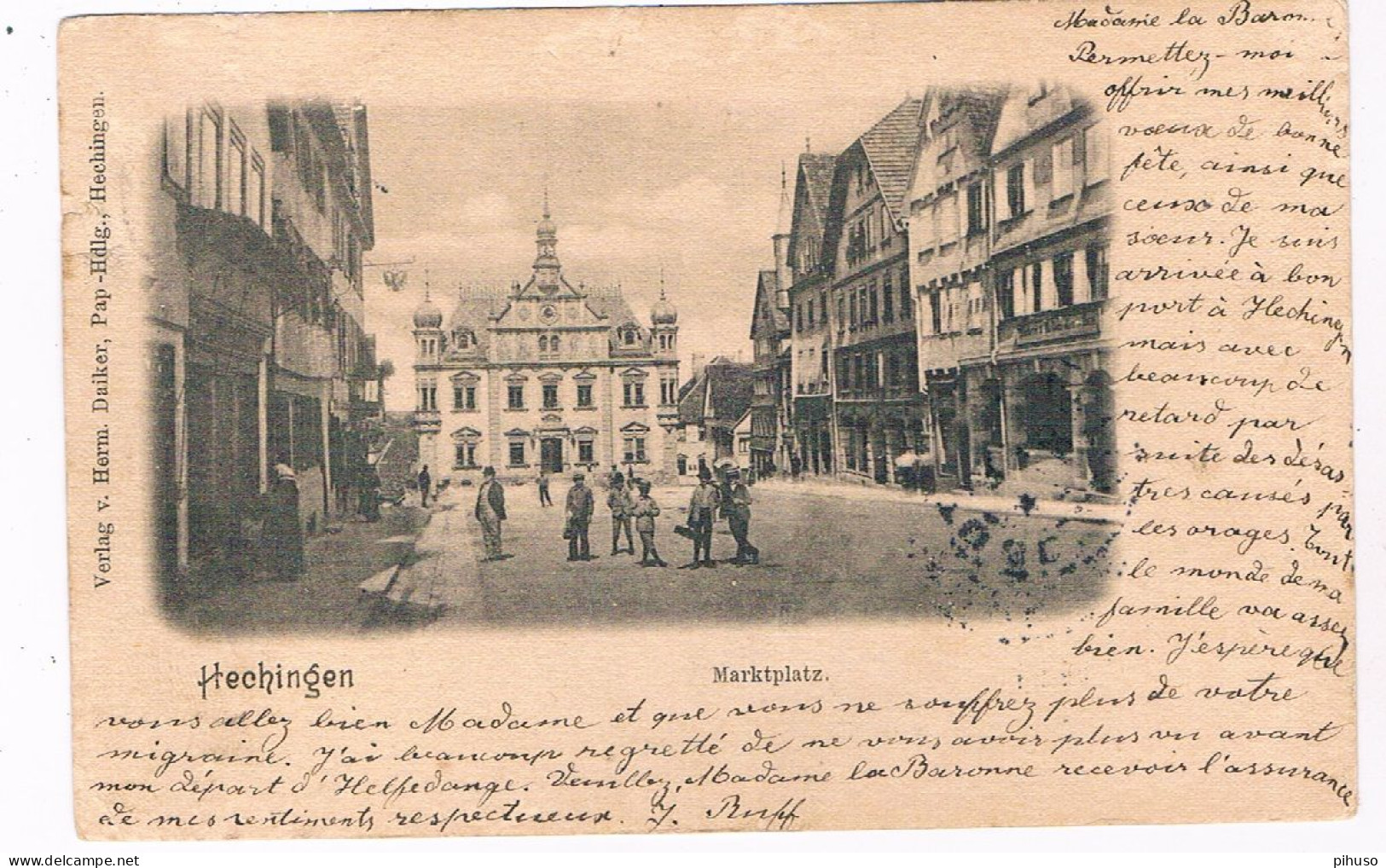 D-16919  HECHINGEN : Marktplatz - Hechingen