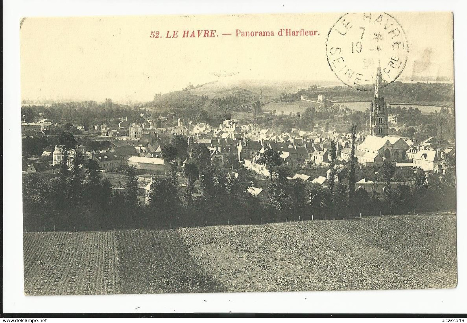 Seine Maritime , Le Havre , Harfleur, Panorama D'harfleur - Harfleur