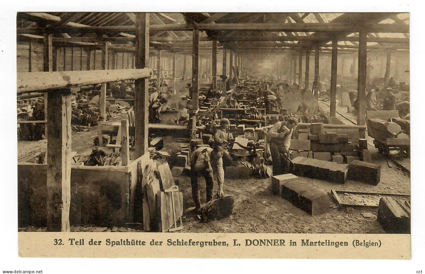 Martelange    Teil Der Spalthütte Der Schiefergruben     L Donner  (Ardoisières) - Martelange